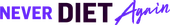 Logo for 'NeverDietAgain.uk'